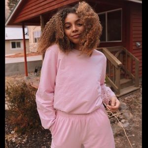 Indy Brand Pink Sweatsuit Sweatshirt